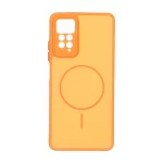 قاب Soft طرح مگ سیف محافظ لنزدار Xiaomi Redmi Note 12 Pro 4G / Redmi Note 11 Pro - نارنجی