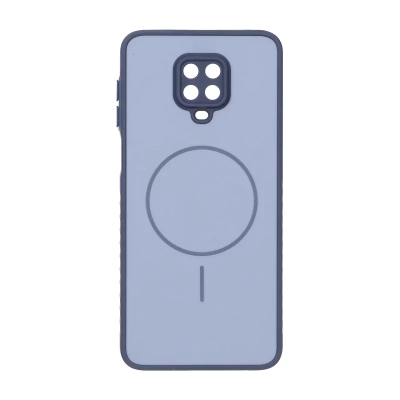 قاب Soft طرح مگ سیف محافظ لنزدار Xiaomi Redmi Note 9S / Redmi Note 9 Pro / Redmi Note 9 Pro Max - آبی - تصویر 2