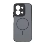 قاب Soft طرح مگ سیف محافظ لنزدار Xiaomi Redmi 15C / Poco C85 - خاکستری