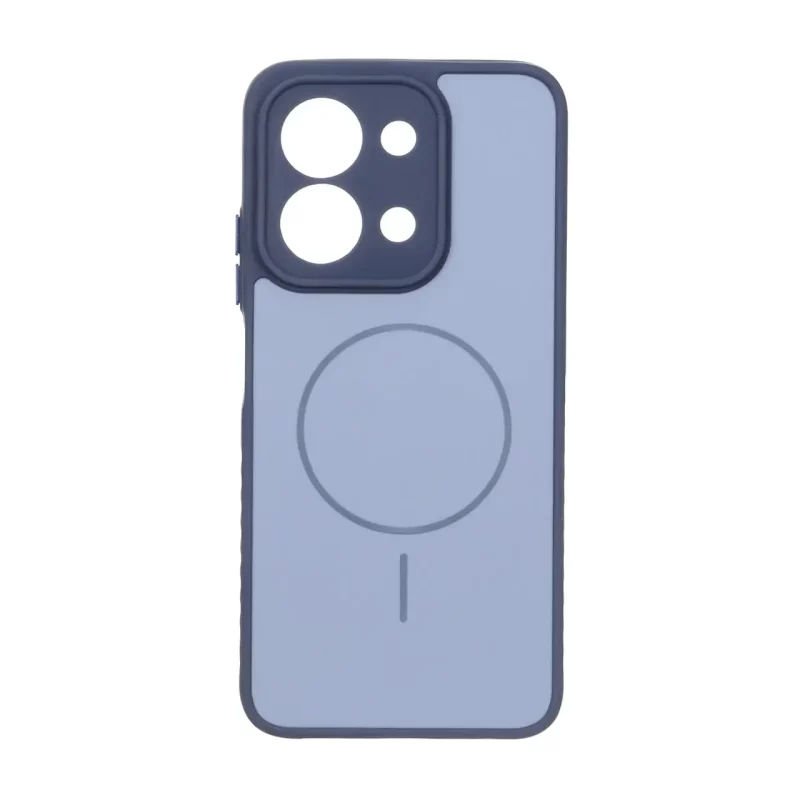 قاب Soft طرح مگ سیف محافظ لنزدار Xiaomi Redmi 15C / Poco C85 - آبی - تصویر 2