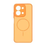 قاب Soft طرح مگ سیف محافظ لنزدار Xiaomi Redmi 15C / Poco C85 - نارنجی