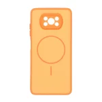 قاب Soft طرح مگ سیف محافظ لنزدار Xiaomi Poco X3 / Poco X3 Pro / Poco X3 NFC - نارنجی