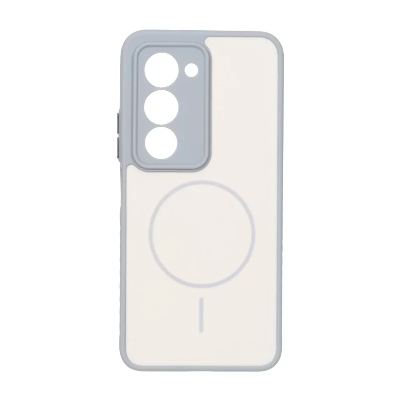 قاب Soft طرح مگ سیف محافظ لنزدار Xiaomi Redmi 15 4G - کرم - تصویر 2