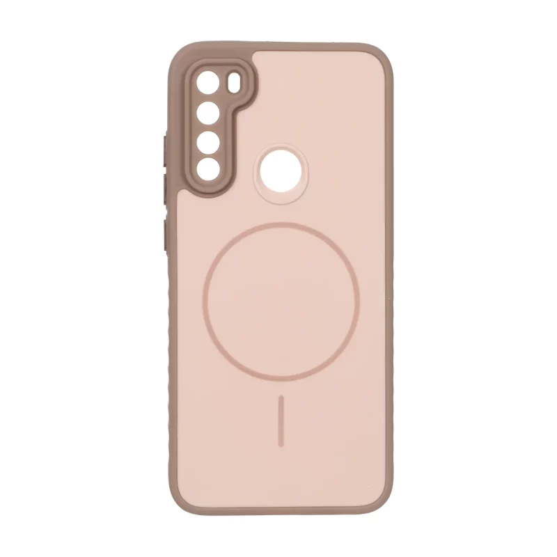 قاب Soft طرح مگ سیف محافظ لنزدار Xiaomi Redmi Note 8 - نسکافه ای - تصویر 2