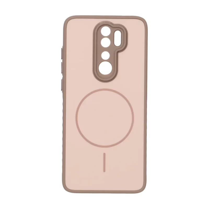 قاب Soft طرح مگ سیف محافظ لنزدار Xiaomi Redmi Note 8 Pro - نسکافه ای - تصویر 2