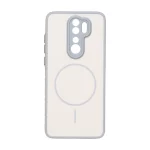 قاب Soft طرح مگ سیف محافظ لنزدار Xiaomi Redmi Note 8 Pro - کرم