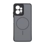 قاب Soft طرح مگ سیف محافظ لنزدار Xiaomi Redmi Note 12 4G - خاکستری