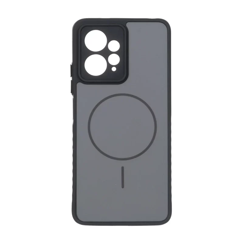 قاب Soft طرح مگ سیف محافظ لنزدار Xiaomi Redmi Note 12 4G - خاکستری - تصویر 2