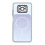 قاب مستطیلی طرح مگ سیف لنز شفاف Xiaomi Poco X3 / Poco X3 Pro / Poco X3 NFC - سفید