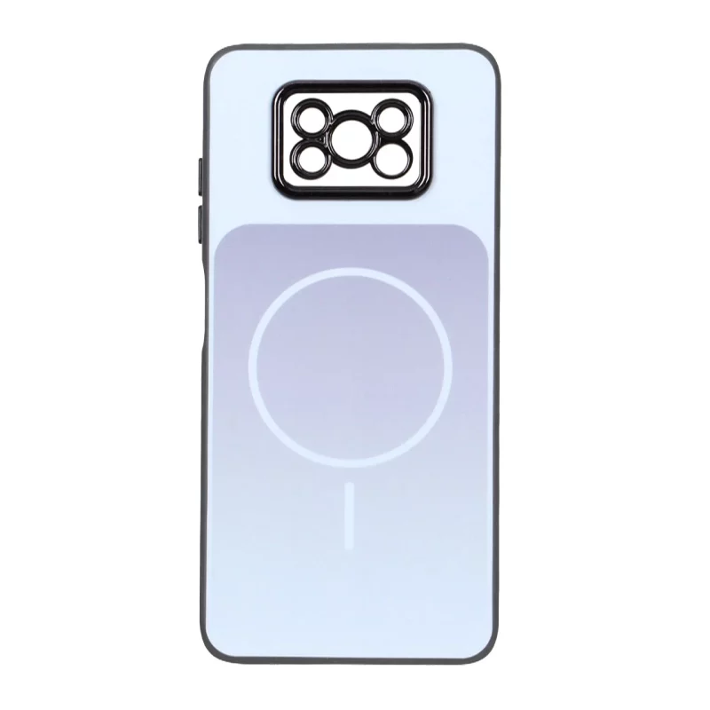 قاب مستطیلی طرح مگ سیف لنز شفاف Xiaomi Poco X3 / Poco X3 Pro / Poco X3 NFC - سفید - تصویر 2