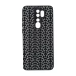 قاب روبیک پشت براق محافظ لنزدار Xiaomi Redmi Note 8 Pro - مشکی