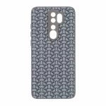 قاب روبیک پشت براق محافظ لنزدار Xiaomi Redmi Note 8 Pro - خاکستری