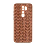 قاب روبیک پشت براق محافظ لنزدار Xiaomi Redmi Note 8 Pro - قهوه ای