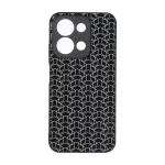 قاب روبیک پشت براق محافظ لنزدار Xiaomi Redmi 15C / Poco C85 - مشکی