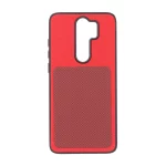قاب سوزنی مستطیل شطرنجی Xiaomi Redmi Note 8 Pro - قرمز