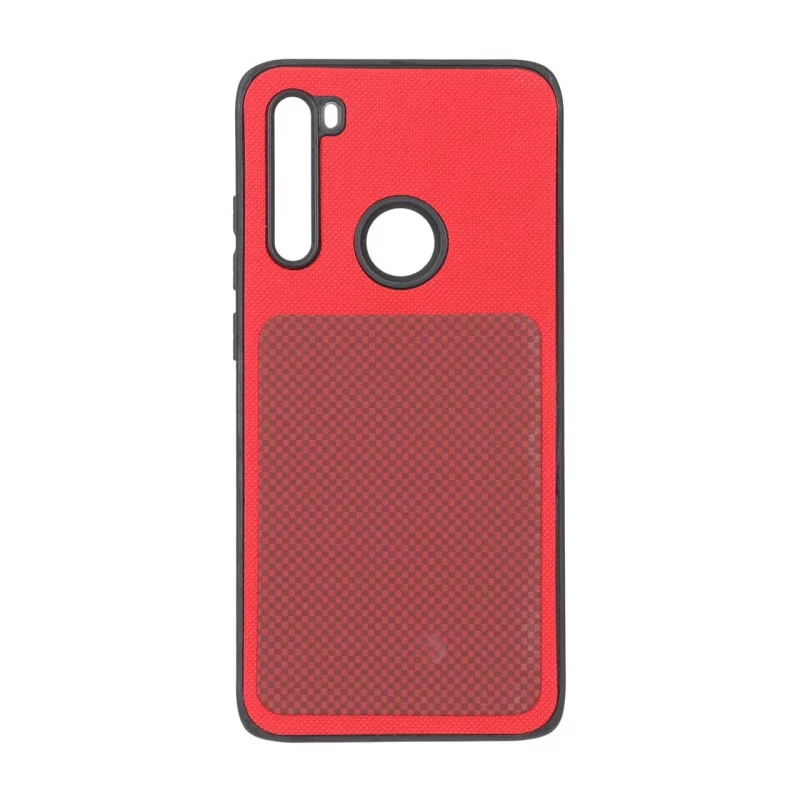 قاب سوزنی مستطیل شطرنجی Xiaomi Redmi Note 8 - قرمز - تصویر 2