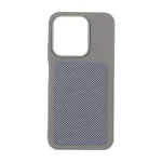 قاب سوزنی مستطیل شطرنجی Xiaomi Redmi 15C / Poco C85 - خاکستری