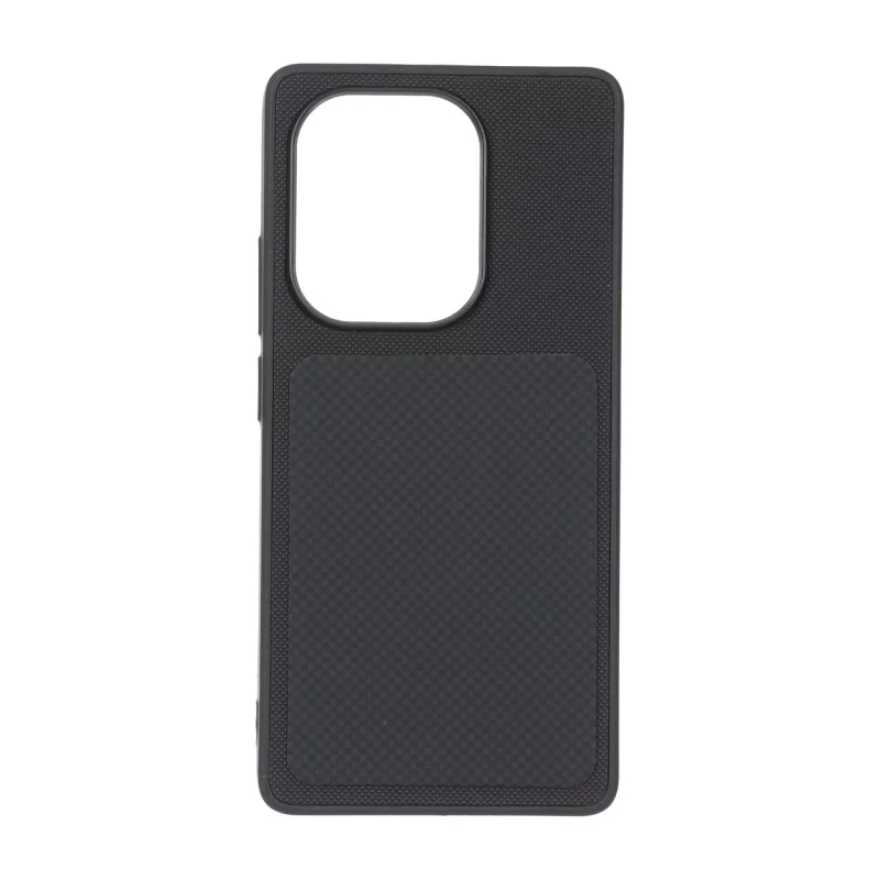 قاب سوزنی مستطیل شطرنجی Xiaomi Redmi Note 14S / Note 13 Pro 4G / Poco M6 Pro 4G - مشکی - تصویر 2