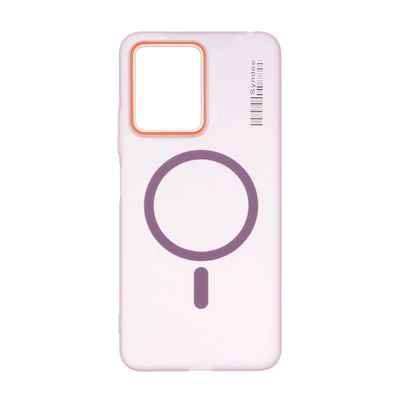 قاب Syndee پشت سخت مات MagSafe مدل Xiaomi Redmi Note 12 4G - یاسی - تصویر 2
