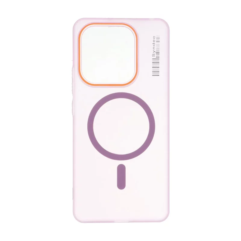 قاب Syndee پشت سخت مات MagSafe مدل Xiaomi Redmi Note 14 4G - یاسی - تصویر 2