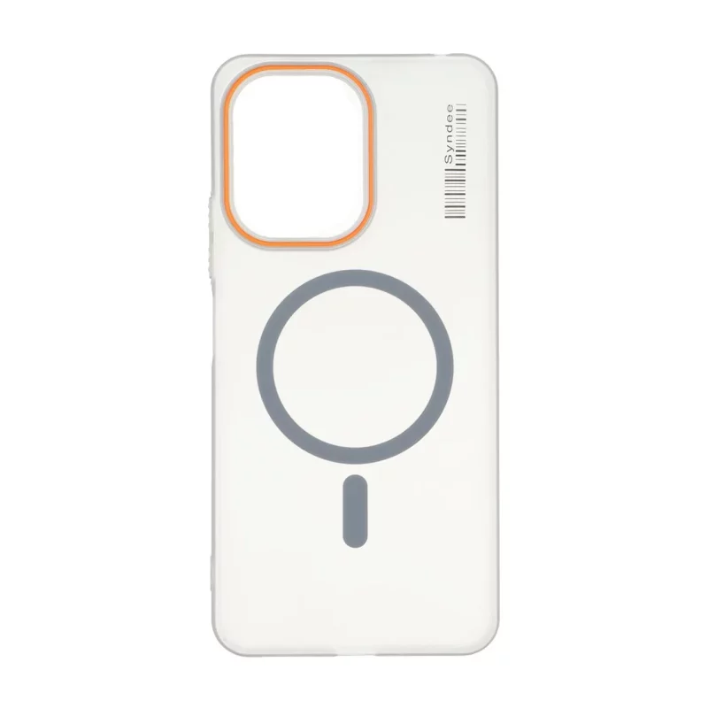 قاب Syndee پشت سخت مات MagSafe مدل Xiaomi Redmi 13C / Poco C65 - طوسی - تصویر 2
