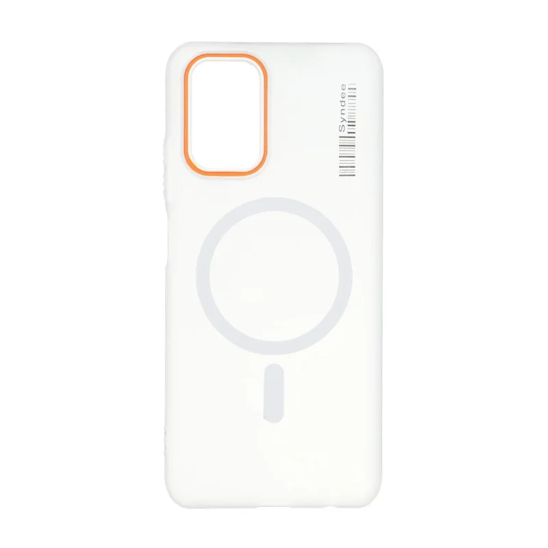 قاب Syndee پشت سخت مات MagSafe مدل Xiaomi Redmi Note 10 4G / Redmi Note 10S / Poco M5S - سفید - تصویر 2