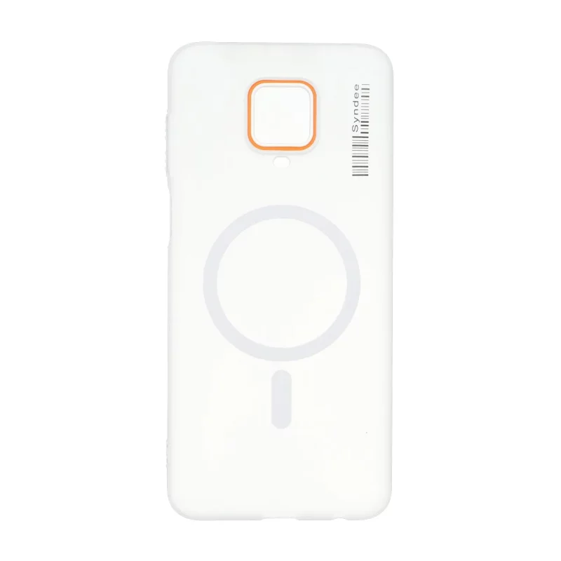 قاب Syndee پشت سخت مات MagSafe مدل Xiaomi Redmi Note 9S / Redmi Note 9 Pro / Redmi Note 9 Pro Max - سفید - تصویر 2