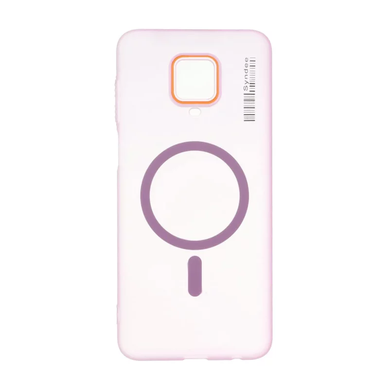 قاب Syndee پشت سخت مات MagSafe مدل Xiaomi Redmi Note 9S / Redmi Note 9 Pro / Redmi Note 9 Pro Max - یاسی - تصویر 2