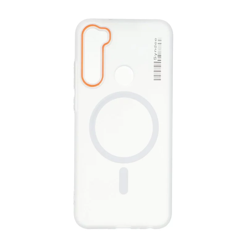 قاب Syndee پشت سخت مات MagSafe مدل Xiaomi Redmi Note 8 - سفید - تصویر 2