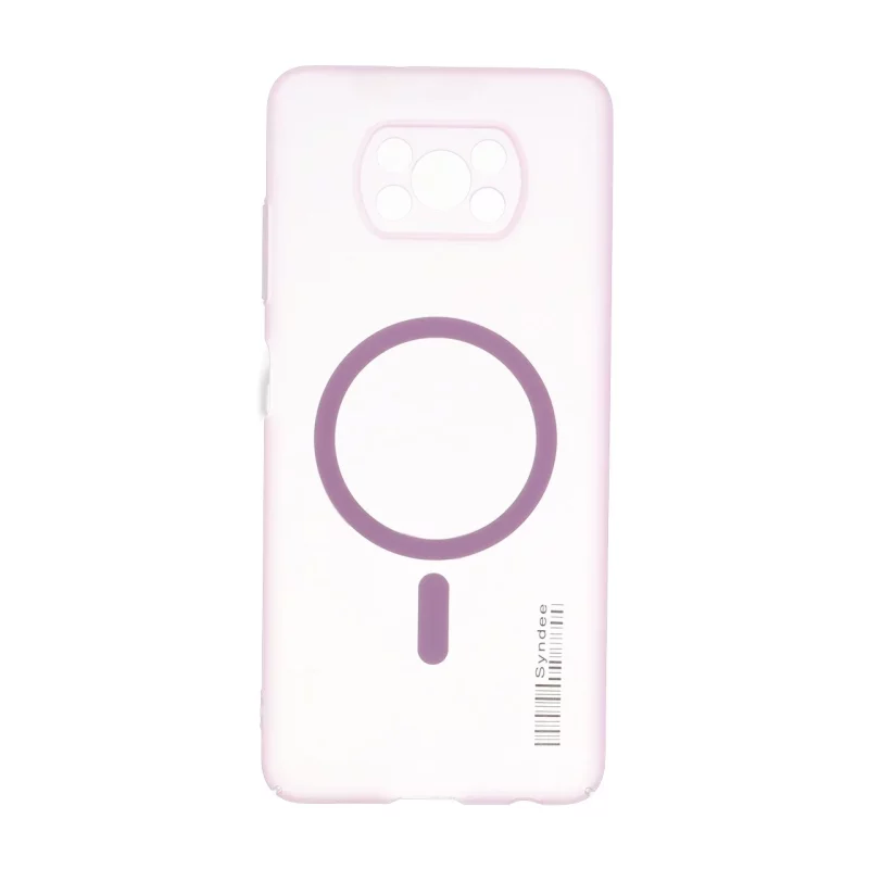 قاب Syndee پشت سخت مات MagSafe مدل Xiaomi Poco X3 / Poco X3 Pro / Poco X3 NFC - یاسی - تصویر 2