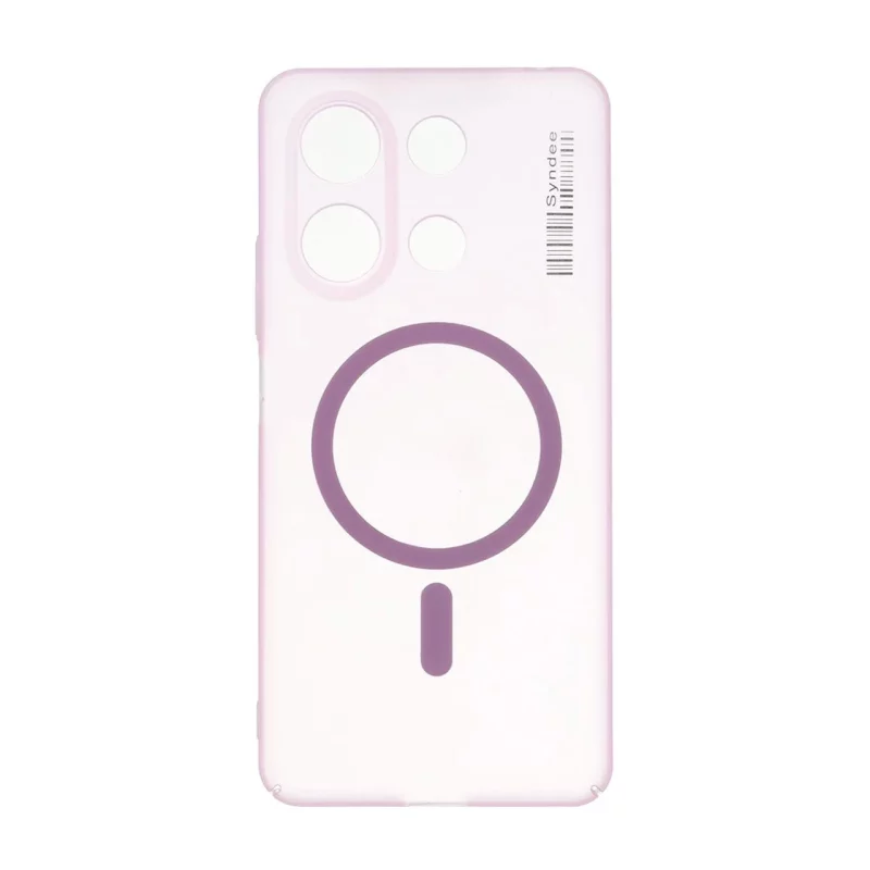 قاب Syndee پشت سخت مات MagSafe مدل Xiaomi Redmi Note 13 4G - یاسی - تصویر 2