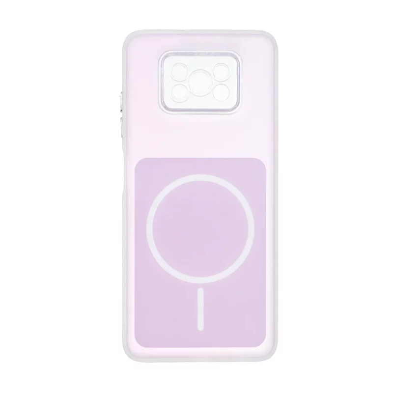قاب مستطیلی مات طرح مگ سیف لنز شفاف Xiaomi Poco X3 / Poco X3 Pro / Poco X3 NFC - یاسی - تصویر 2
