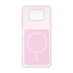 قاب مستطیلی مات طرح مگ سیف لنز شفاف Xiaomi Poco X3 / Poco X3 Pro / Poco X3 NFC - صورتی