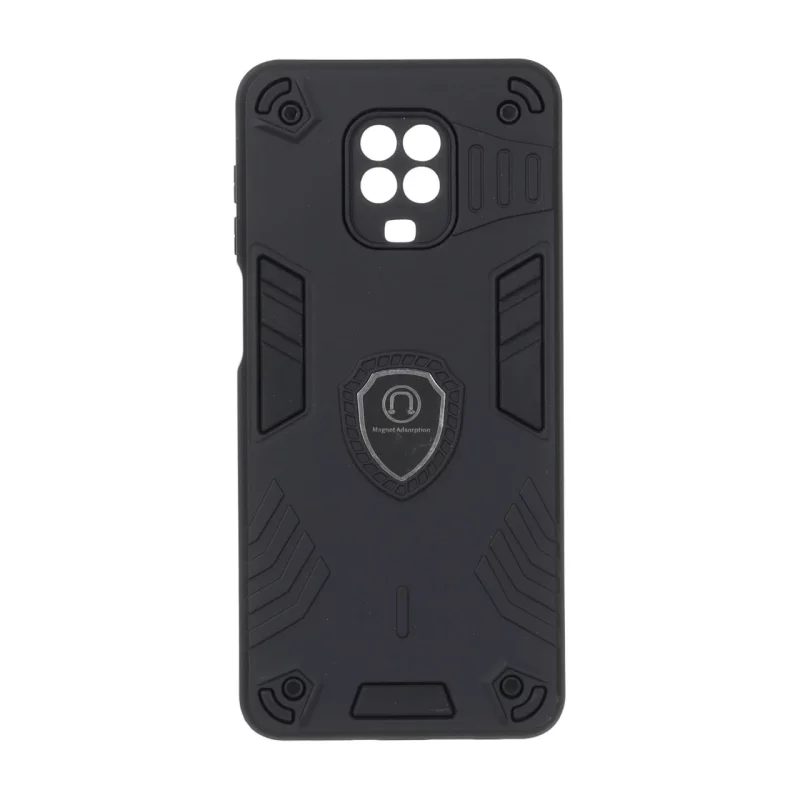 قاب بتمن مگنتی محافظ لنزدار Xiaomi Redmi Note 9S / Redmi Note 9 Pro / Redmi Note 9 Pro Max - مشکی - تصویر 2
