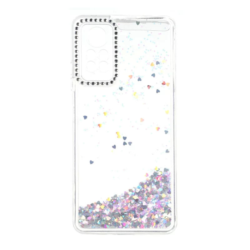 قاب آکواریومی اکلیلی دور ژله ای نگین دار Xiaomi Redmi Note 12 Pro 4G / Redmi Note 11 Pro - طرح 83 - تصویر 2
