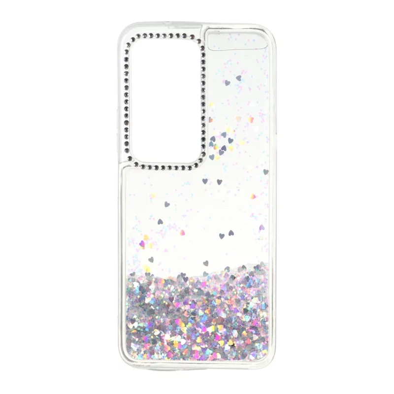 قاب آکواریومی اکلیلی دور ژله ای نگین دار Xiaomi Redmi 15 4G - طرح 108 - تصویر 2