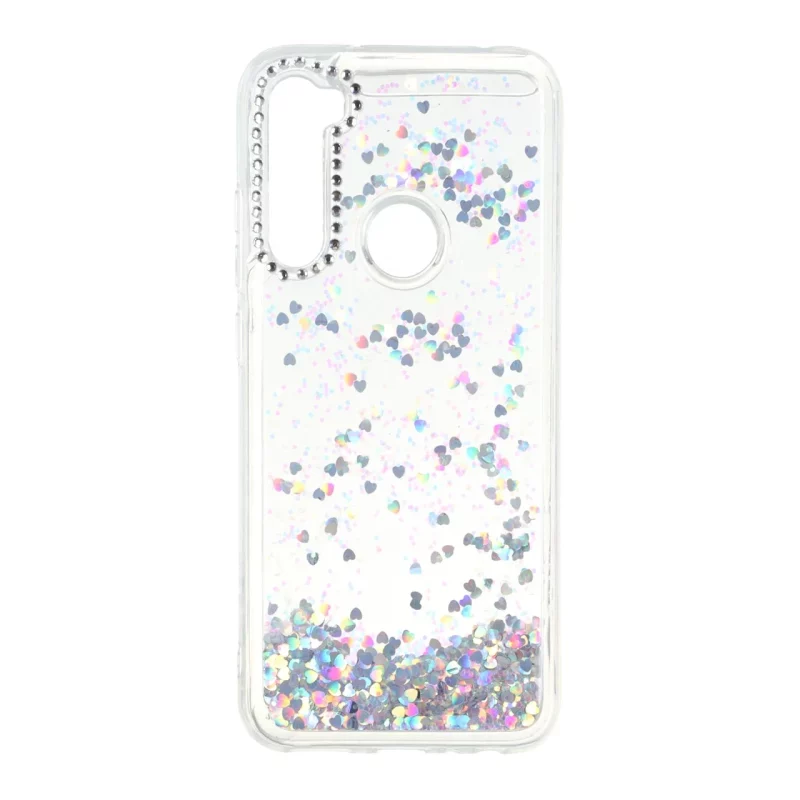 قاب آکواریومی اکلیلی دور ژله ای نگین دار Xiaomi Redmi Note 8 - طرح 137 - تصویر 2