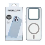قاب Space مات لنز کربن طرح مگ سیف Xiaomi Redmi Note 14 Pro 4G - فیلی (پک دار)