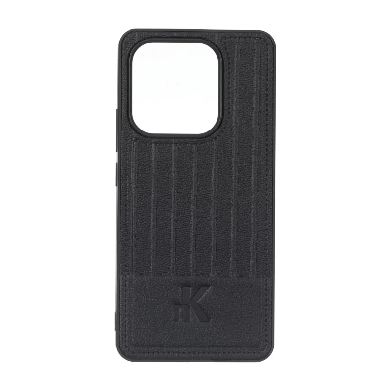 قاب NK چرمی Line Case مدل Xiaomi Redmi Note 14 4G - مشکی - تصویر 2