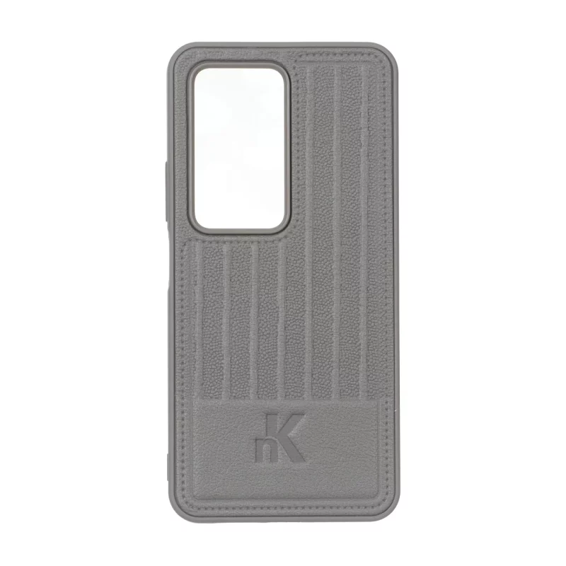 قاب NK چرمی Line Case مدل Xiaomi Redmi 15 4G - خاکستری - تصویر 2