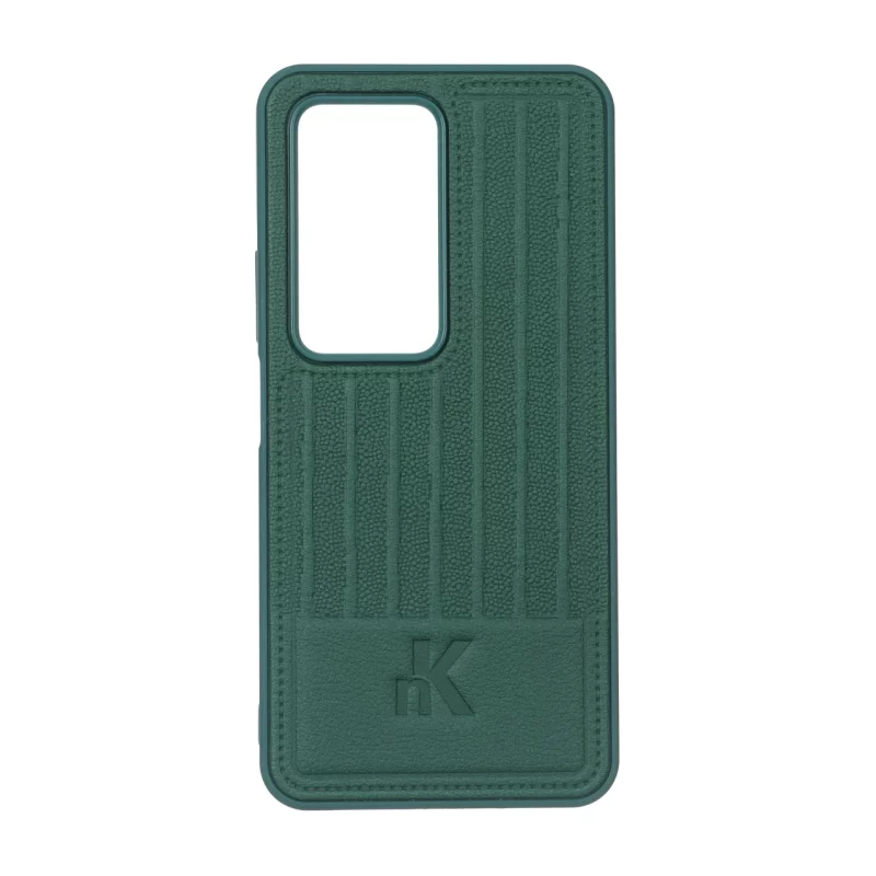 قاب NK چرمی Line Case مدل Xiaomi Redmi 15 4G - سبز - تصویر 2