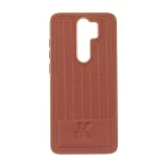 قاب NK چرمی Line Case مدل Xiaomi Redmi Note 8 Pro - قهوه ای