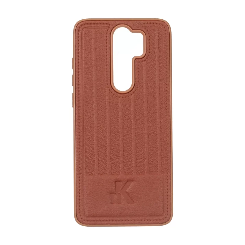 قاب NK چرمی Line Case مدل Xiaomi Redmi Note 8 Pro - قهوه ای - تصویر 2