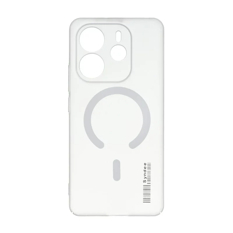 قاب Syndee مات طرح مگ سیف Xiaomi Redmi Note 14 4G - طوسی - تصویر 2