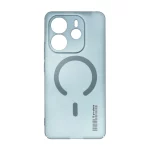 قاب Syndee مات طرح مگ سیف Xiaomi Redmi Note 14 4G - سرمه ای
