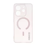 قاب Syndee مات طرح مگ سیف Xiaomi Redmi Note 14 4G - صورتی چرک