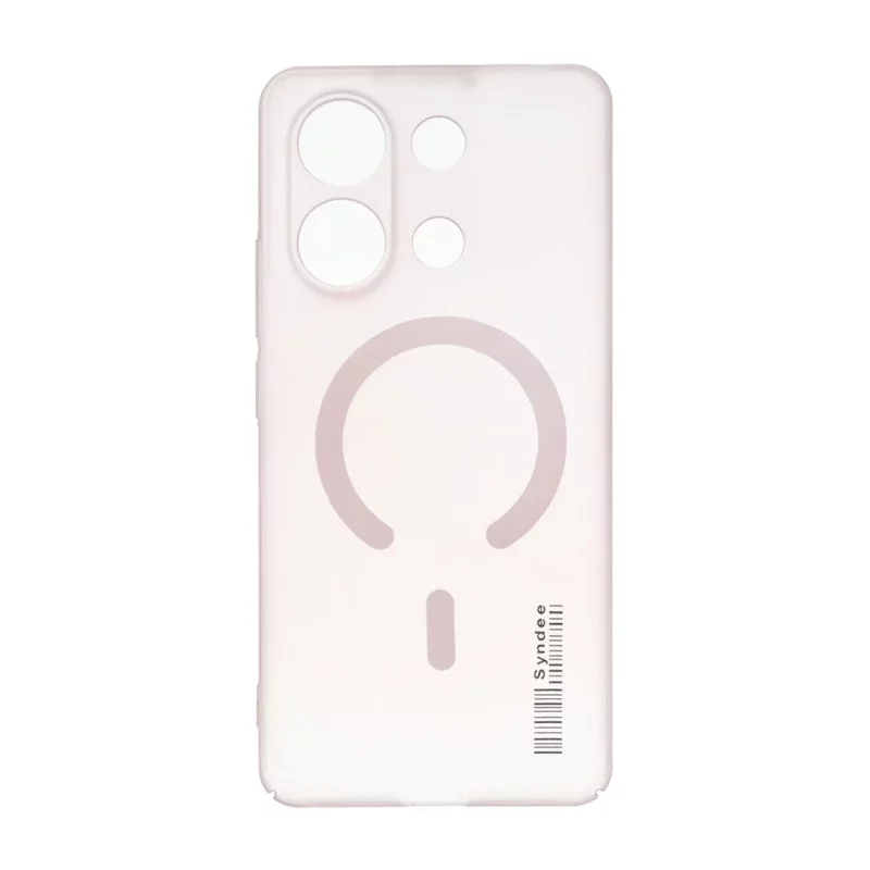 قاب Syndee مات طرح مگ سیف Xiaomi Redmi Note 13 4G - صورتی چرک - تصویر 2