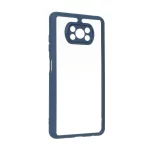 قاب پشت سخت شفاف محافظ لنزدار دور رنگی Xiaomi Poco X3 / Poco X3 Pro / Poco X3 NFC - سرمه ای