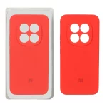 قاب سیلیکونی پاک کنی محافظ لنزدار اورجینال Xiaomi Redmi Note 15 Pro Plus - قرمز (پک اصلی)