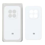 قاب سیلیکونی پاک کنی محافظ لنزدار اورجینال Xiaomi Redmi Note 15 Pro Plus - سفید (پک اصلی)